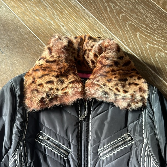 NWOT Bogner Snow Jacket w/ rabbit fur collar - Picture 2 of 11